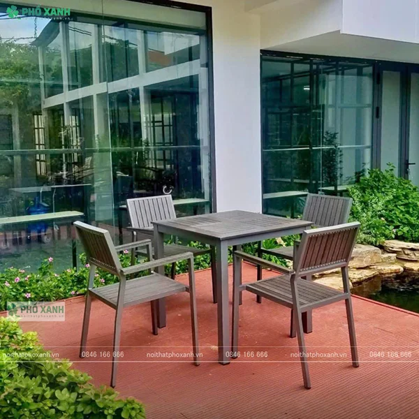 Bàn ghế ngoại thất cho resort, khách sạn đẹp, cao cấp