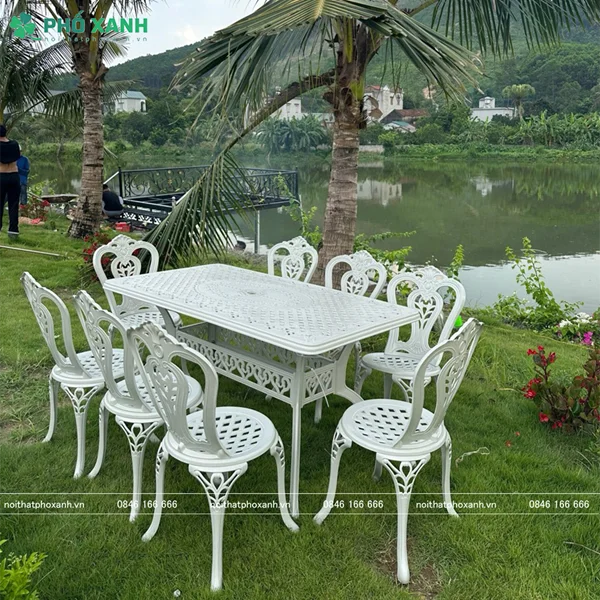 Bàn ghế sân vườn cao cấp cho biệt thự sang trọng