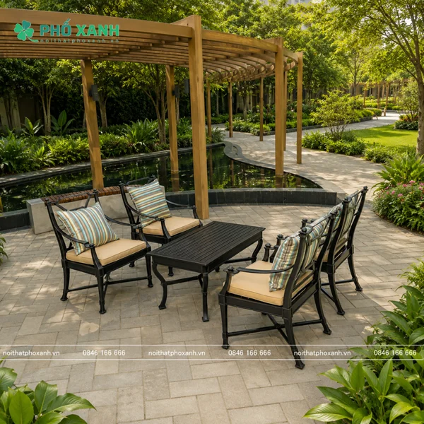 Địa chỉ bán bàn ghế ngoài trời uy tín Hà Nội, TP.HCM