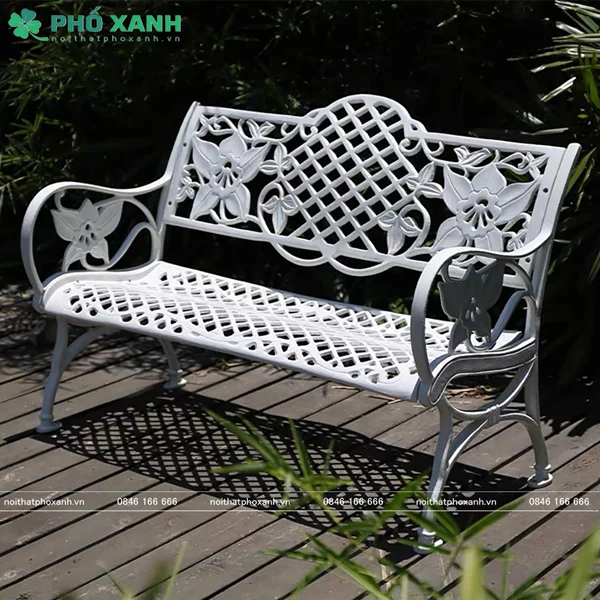 Ghế dài công viên nhập khẩu cho khuôn viên biệt thự vườn