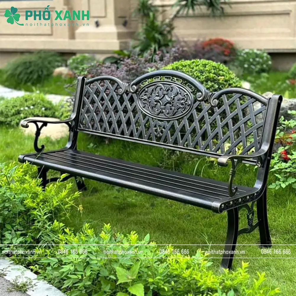 Mẫu ghế dài công viên đẹp giúp nâng tầm cảnh quan ngoài trời