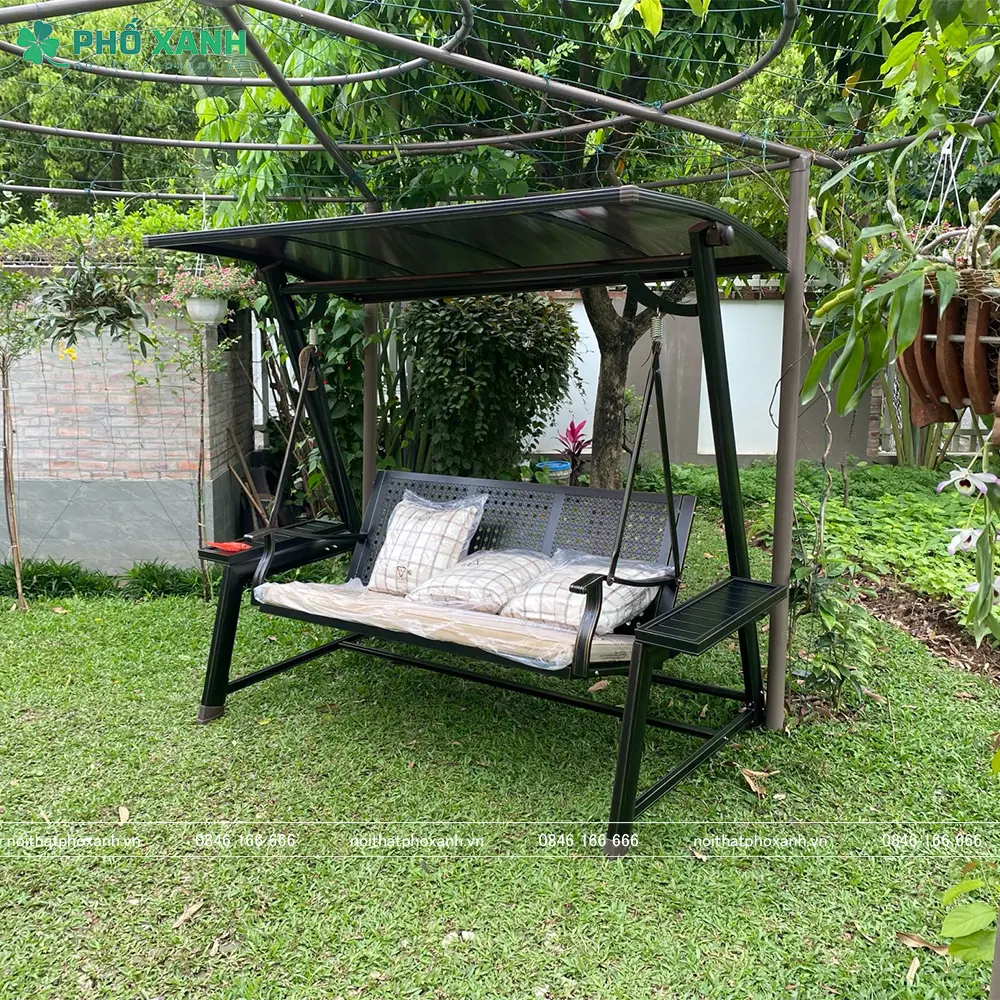 Cách lựa chọn xích đu sân vườn phù hợp với mọi không gian ngoại thất