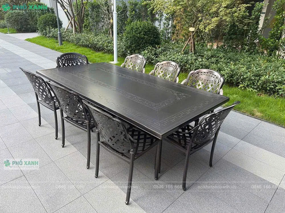 Review bàn ghế sân vườn Phố Xanh chi tiết từ A-Z