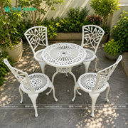 Bộ bàn ghế nhôm đúc nhỏ ngoài trời dành cho ban công,sân vườn nhỏ BND-D70CCTK