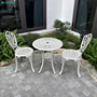 Bộ bàn ghế nhôm đúc nhỏ ban công, sân vườn BND-D60D01TK