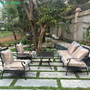 Bộ bàn ghế sofa hợp kim nhôm đúc ngoài trời,sân vườn SF-ND