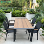 Bộ bàn ghế Polywood nhà hàng, quán cafe, sân vườn BPLW-15090GRAY