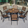Bộ bàn ghế Composite sân vườn, nhà hàng, cafe BCP-105NXKD