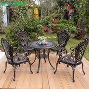 Bộ bàn ghế ngòai trời hợp kim nhôm đúc BND-HV80TTD