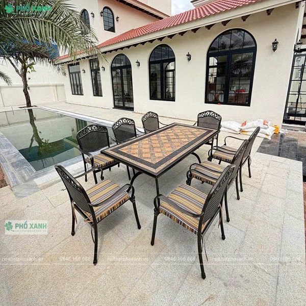 Bộ bàn ghế ngoài trời BND-MD18998Dl