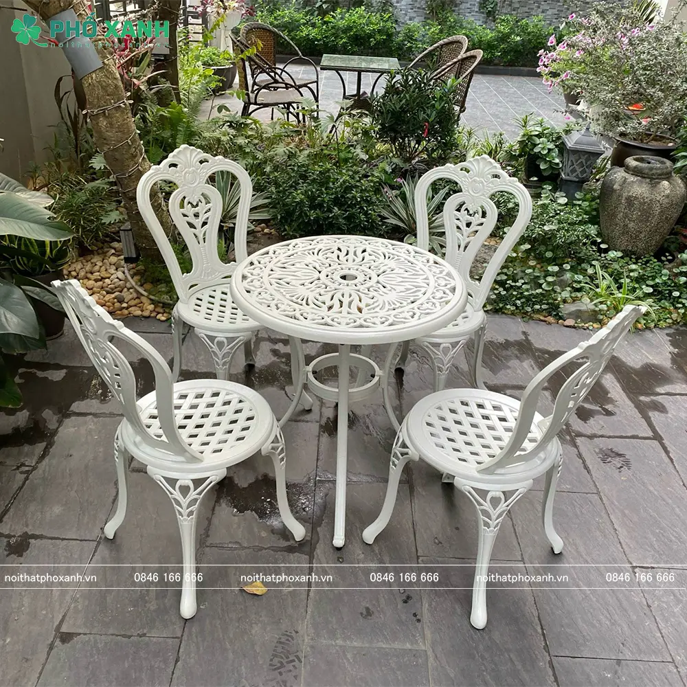 Tại sao nên chọn bàn ghế nhôm đúc cho sân vườn? 5 lý do khiến ai cũng mê